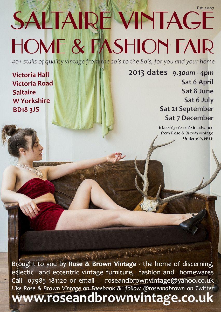click here to view our Saltaire Vintage Fair Ticket �2 section